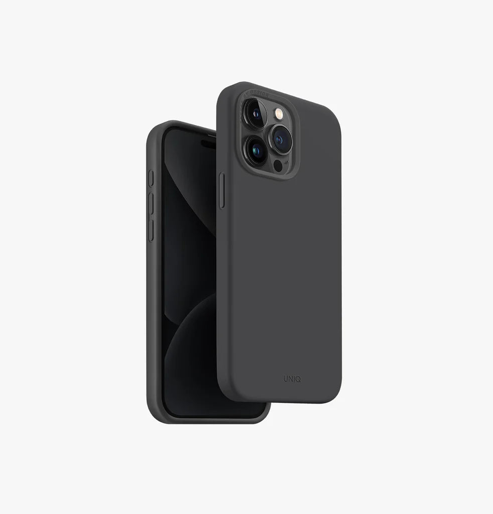 UNIQ HYBRID IPHONE PRO 2023 6.7 MAGCLICK CHARGING LINO HUE - CHARCOAL GREY