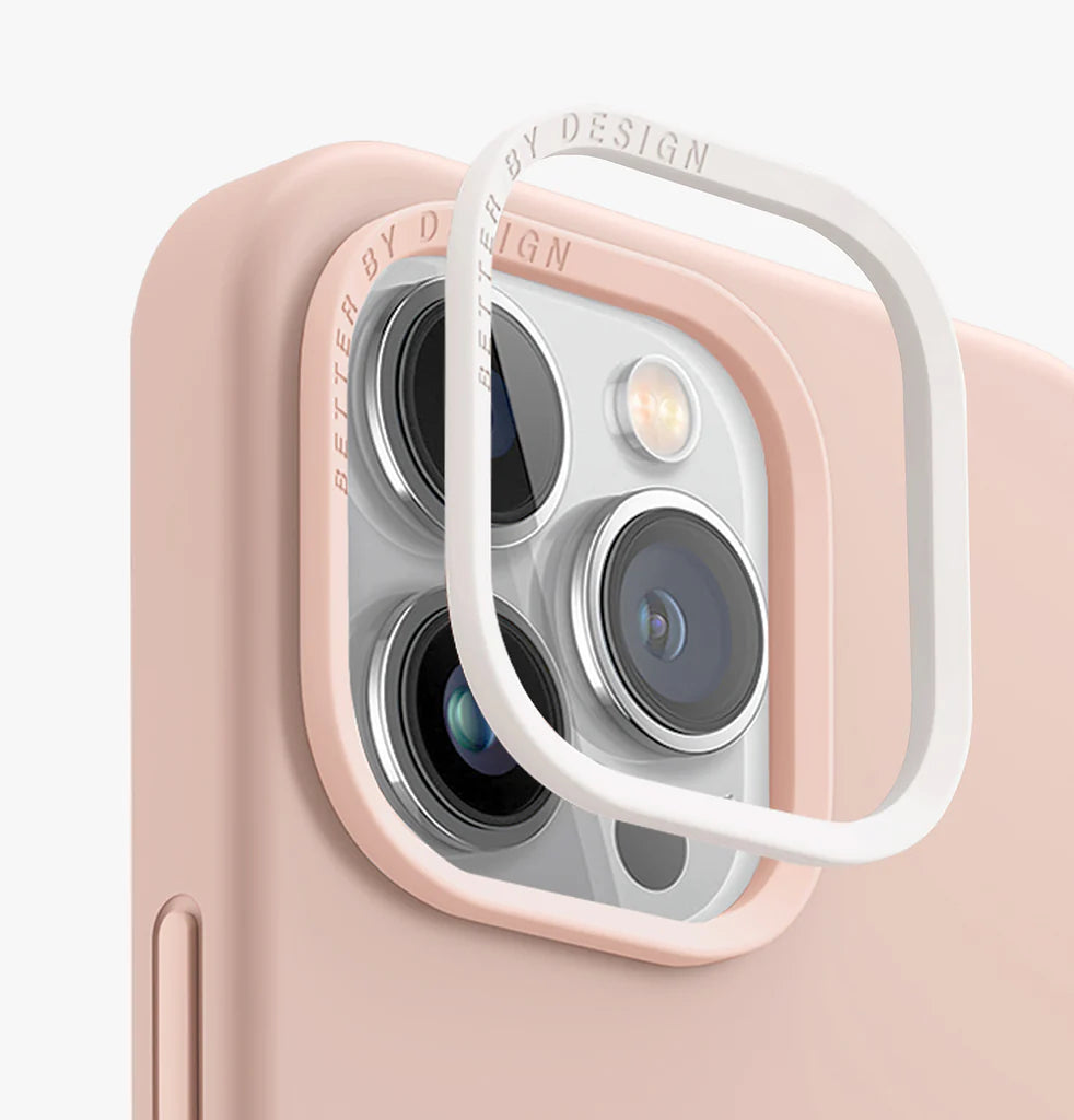 Uniq Hybrid iPhone 14 Lino Blush Pink Case