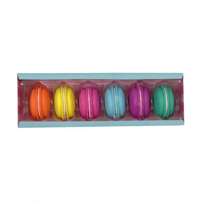 Tinc Set of 6 Macaroon erasers
