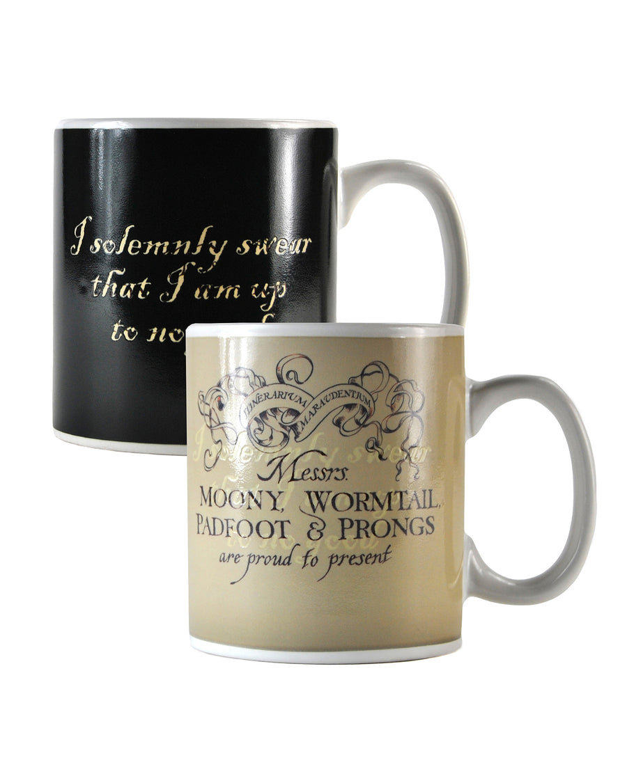 Halfmoon Bay Mug Heat Chg. Boxed 400Ml Harry Potter Marauder's Map