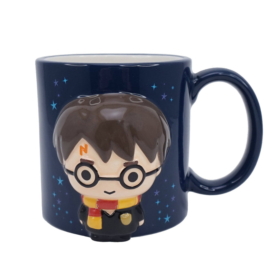 Halfmoon Bay Mug Embossed 350Ml Harry Potter Kawaii