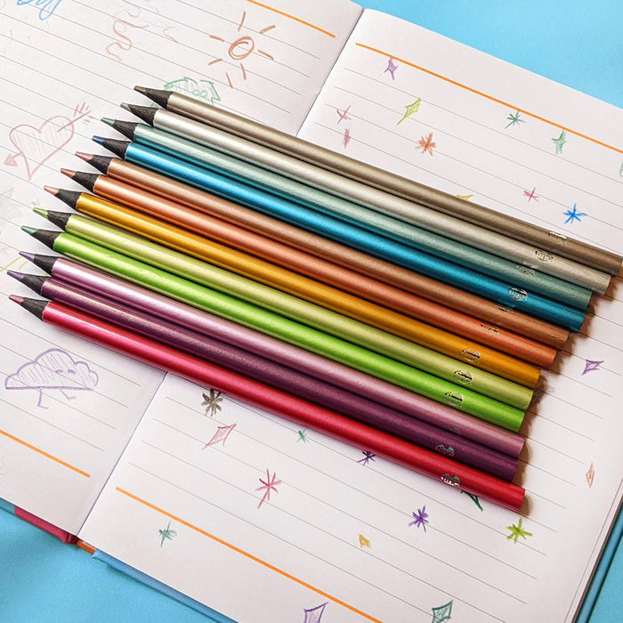 Tinc Set of 12 metallic pencils