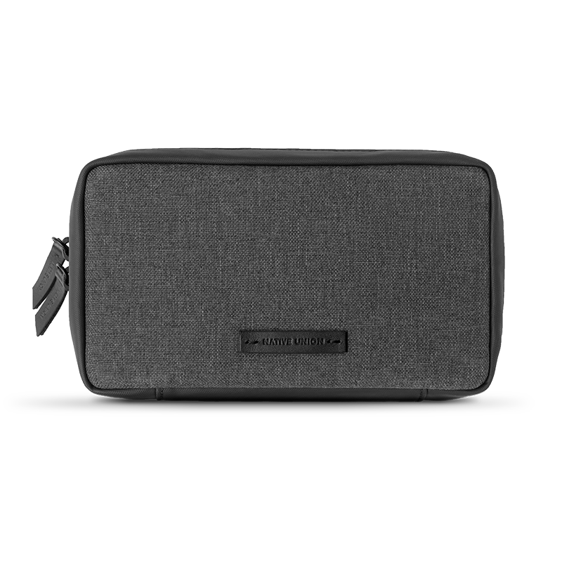 Native Union Stow Travel Organizer Pouch Fabric Slate V2