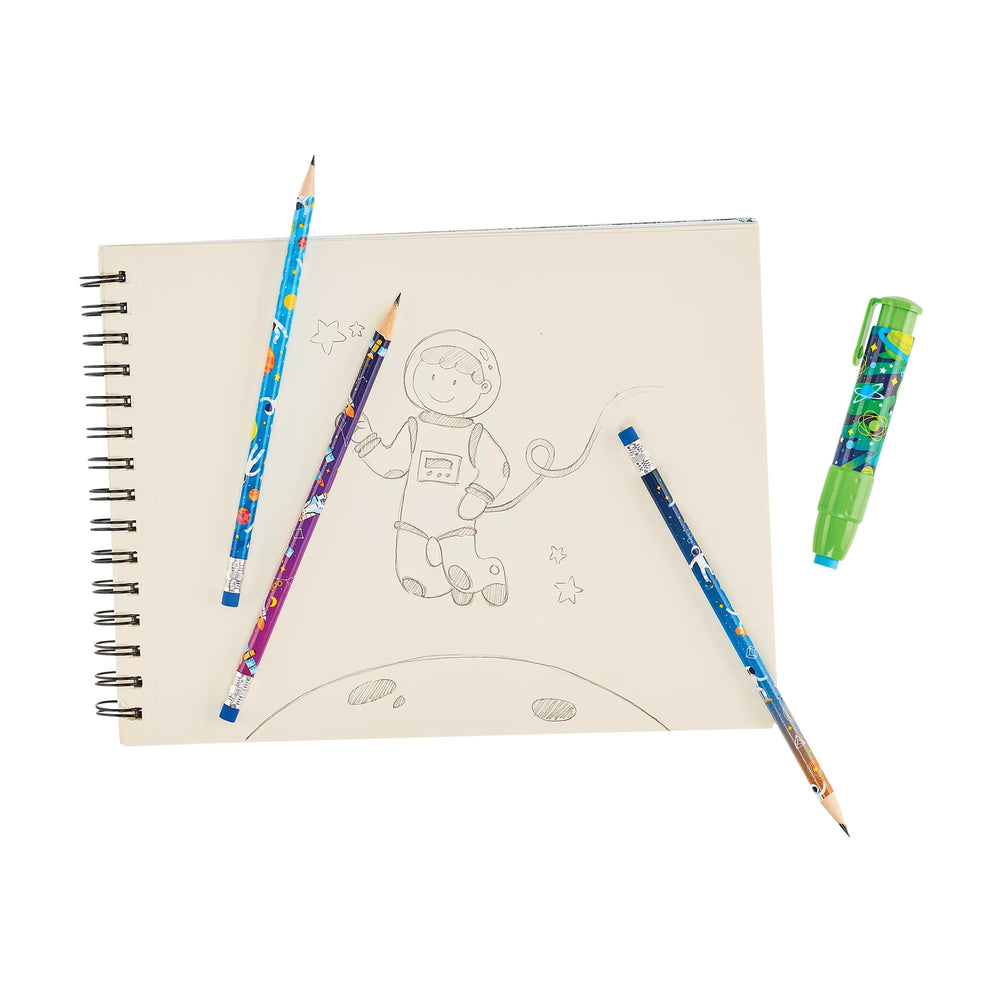 Ooly Astronaut Graphite Pencils Set Of 12