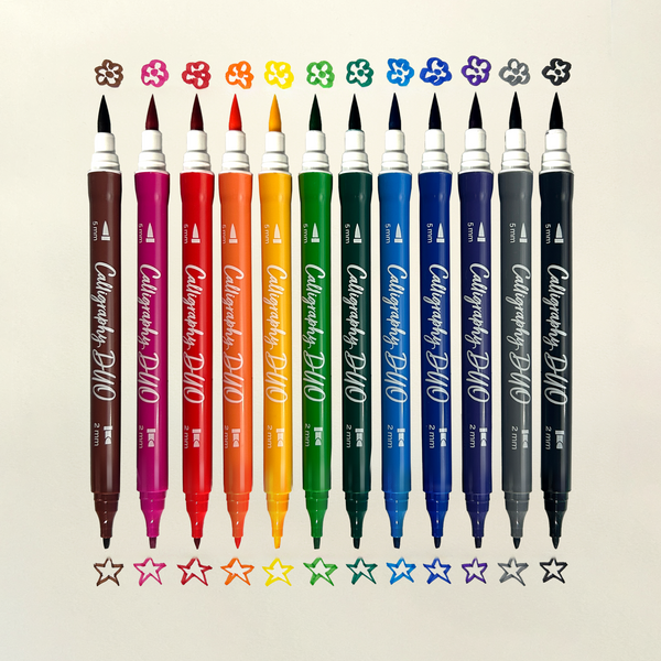 Ooly Calligraphy Duo Markers Set Of 12