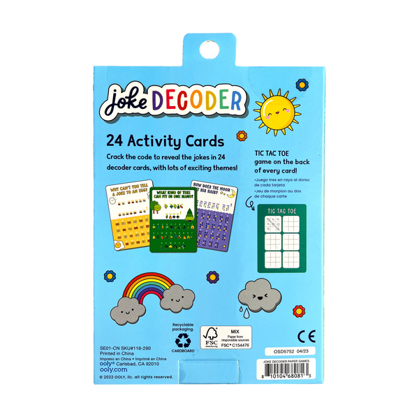 Ooly Joke Decoder Activity Cards Set Of 24