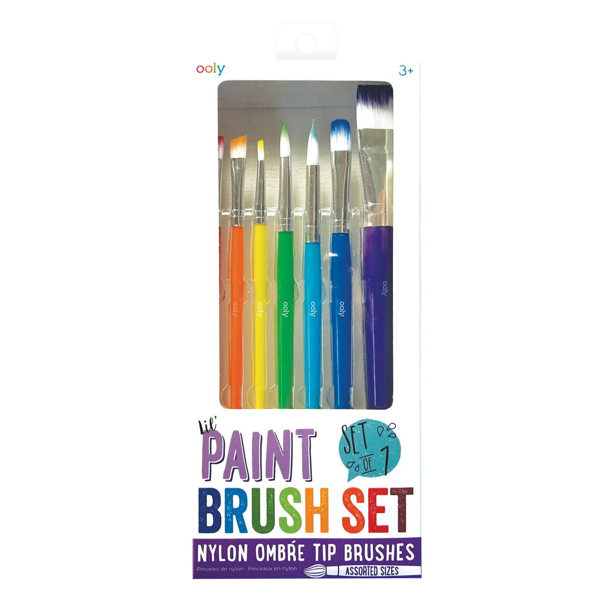 Ooly Lil Paint Brushes Set Of 7
