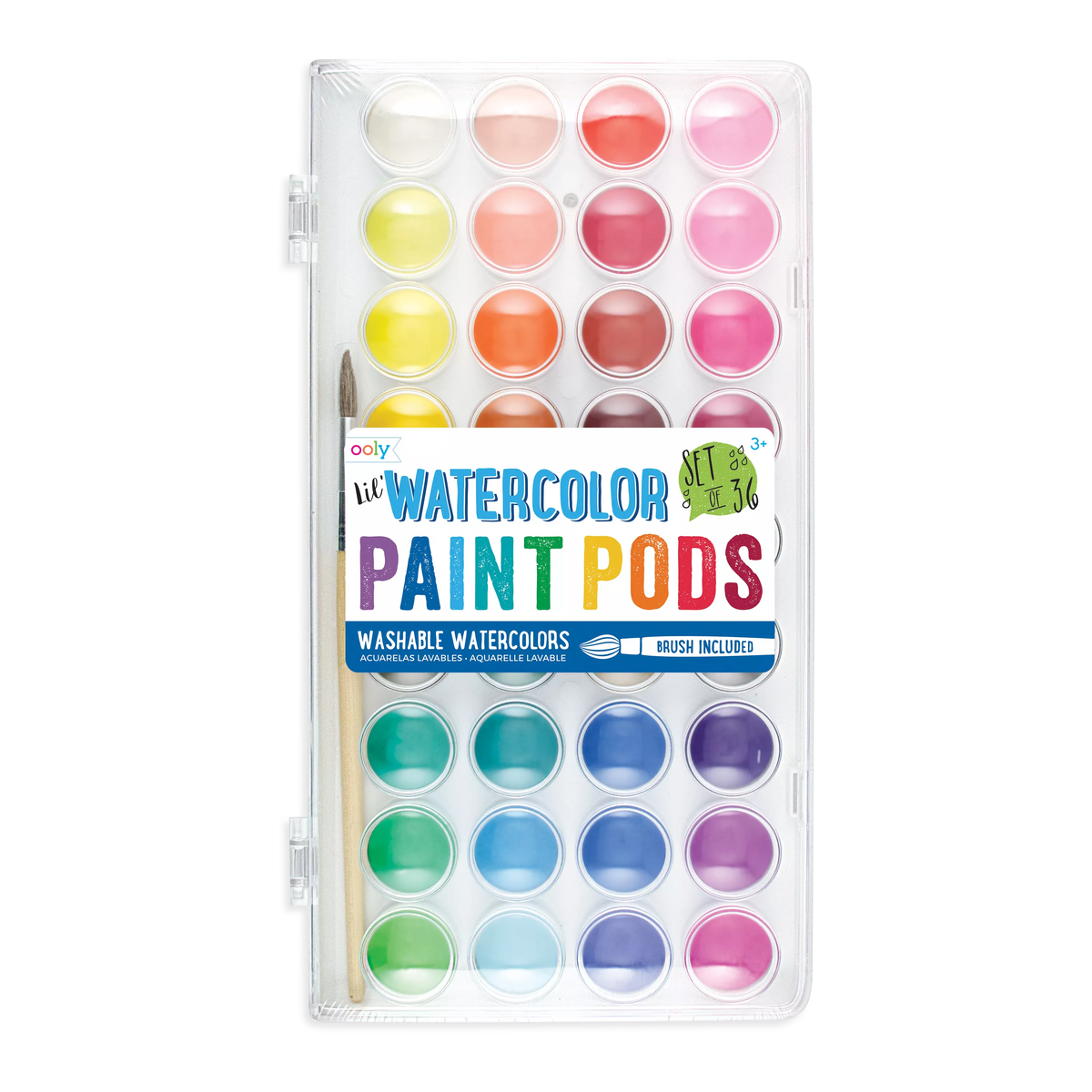 Ooly Lil Watercolor Paint Pods 37 Pc Set New Pricing