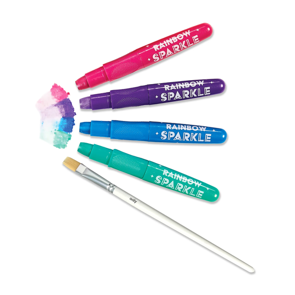 Ooly Rainbow Sparkle Metallic Watercolor Gel Crayons Set Of 12