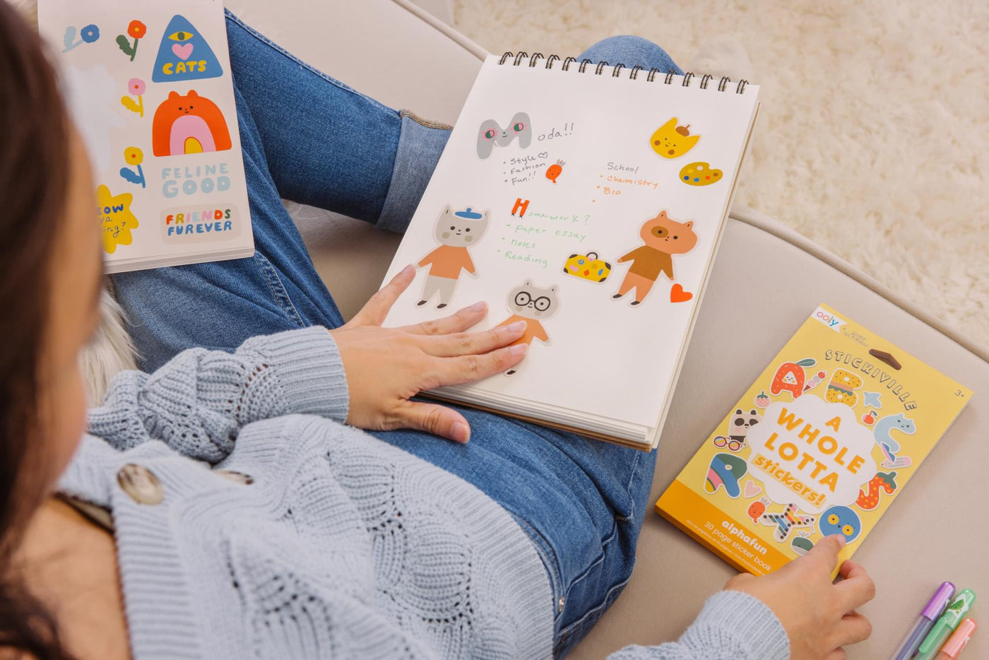 Ooly Stickiville Stickers X Suzy: A Whole Lotta Sticker Book