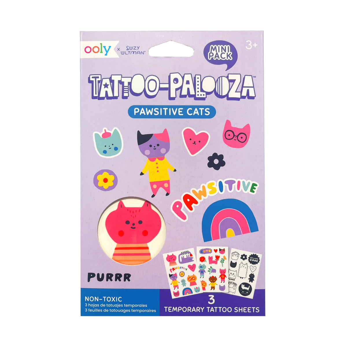 Ooly Mini Tattoo Palooza Temporary Tattoos X Suzy Pawsitive