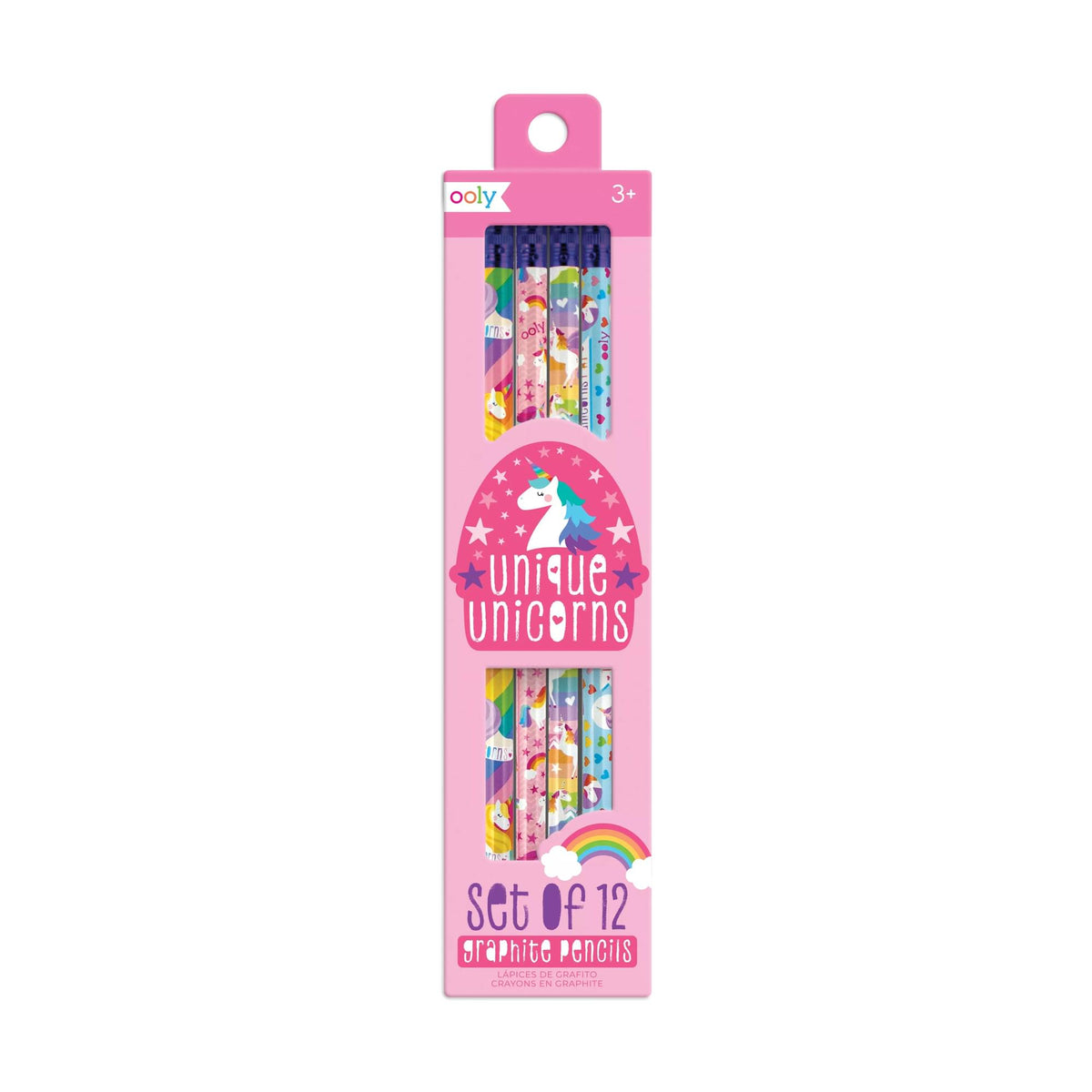 Ooly Unique Unicorns Graphite Pencils Set Of 12