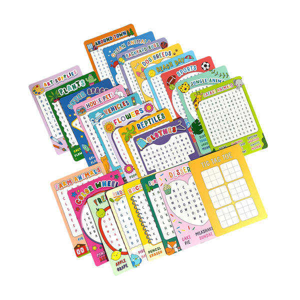 Ooly Word Search Activity Cards Set Of 24