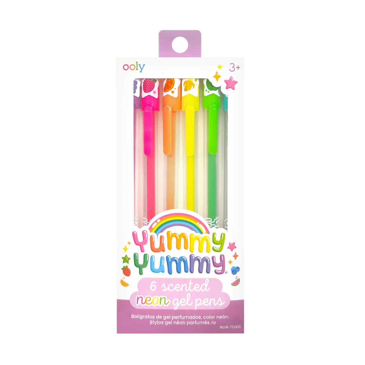 Ooly Yummy Yummy Scented Gel Pens Neon Set Of 6