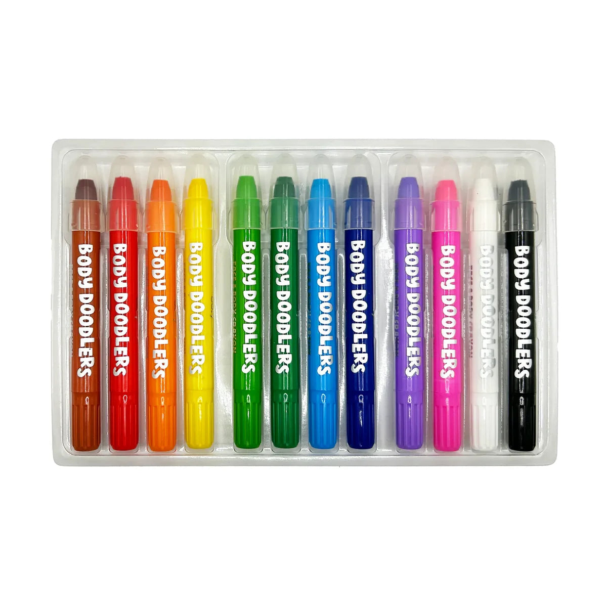 Ooly Body Doodlers Face & Body Crayons Set Of 12 Colors