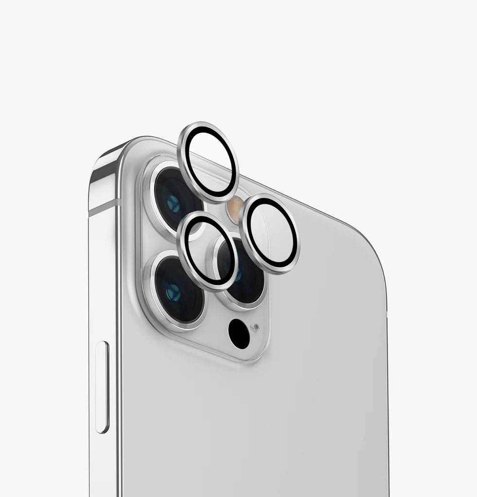 واقي عدسة الكاميرا iPhone 14 Pro و Pro Max - فضي من Uniq Optix