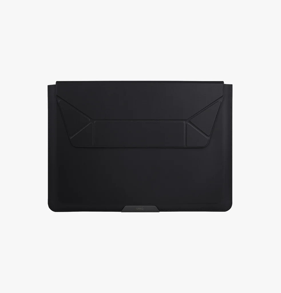 Uniq oslo Laptop Sleeve With Foldable Stand up to 14 Jet Black