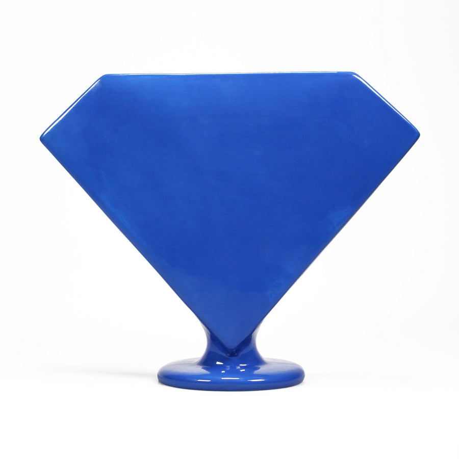 Halfmoon Bay Ceramic Pot Shaped Superman Logo