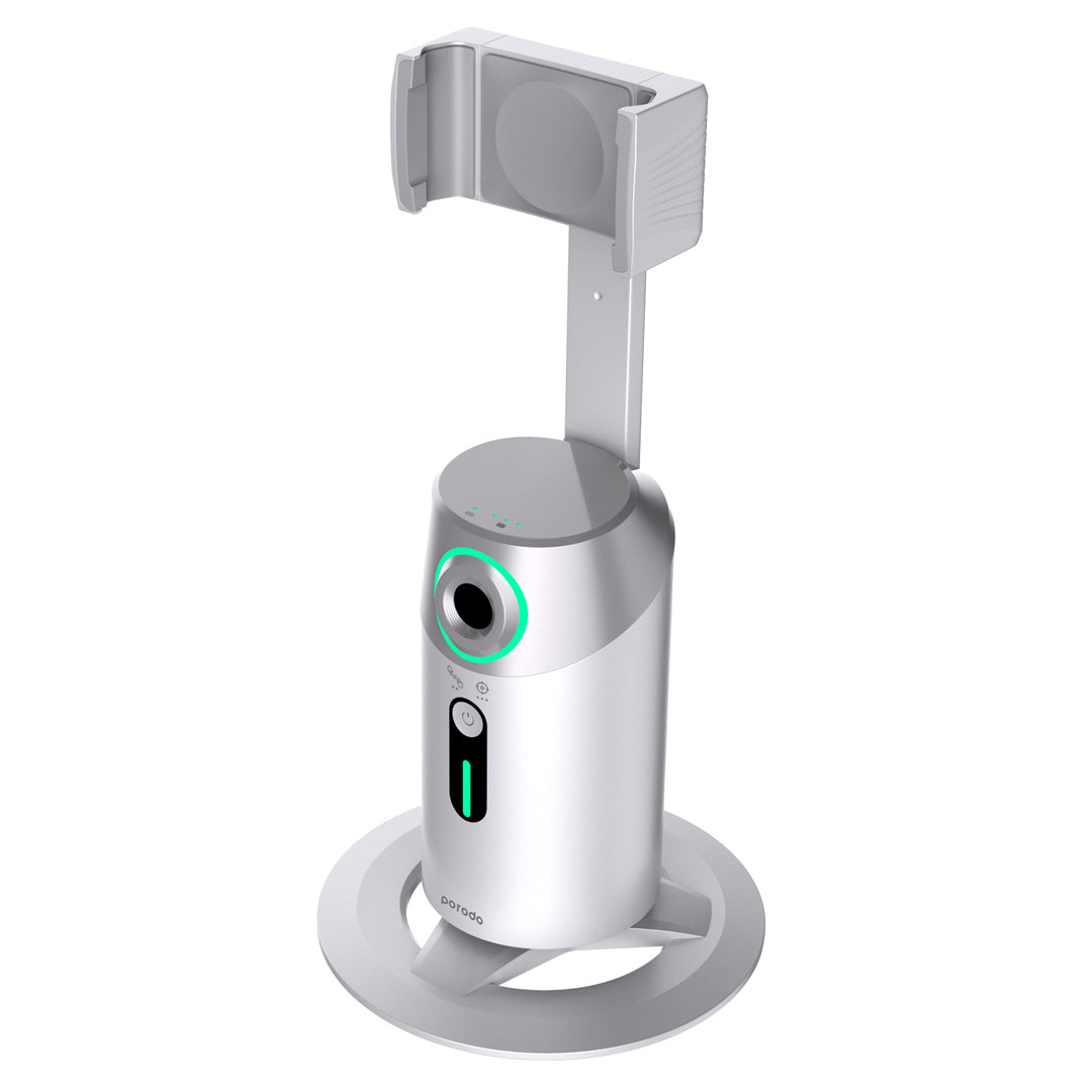 Porodo 360° Rotation AI Face Tracking with Remote Control