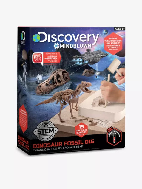 Discovery - Toy Dinosaur Excavation Kit Skeleton Puzzle