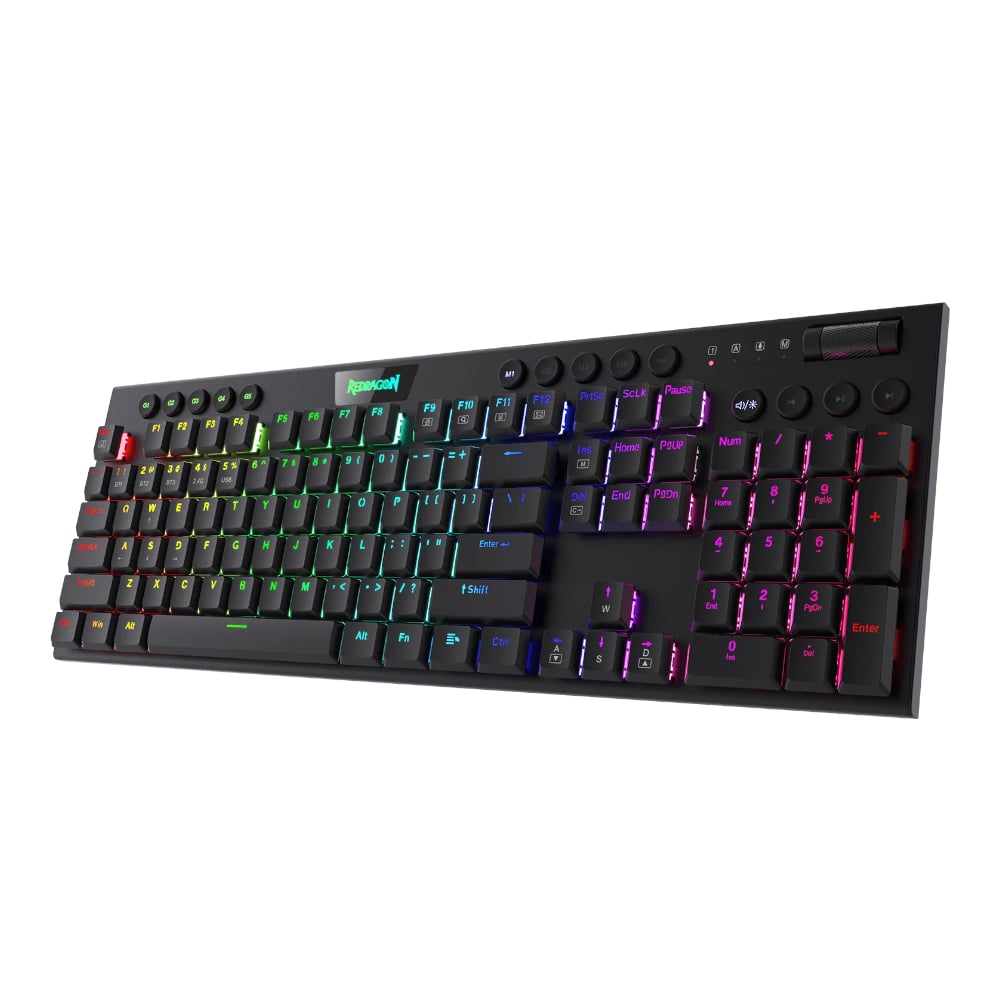 Redragon K618 PRO 3-Mode Wireless RGB Mechanical Keyboard