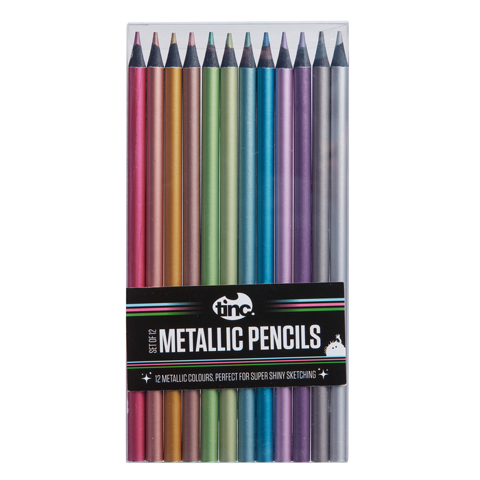 Tinc Set of 12 metallic pencils