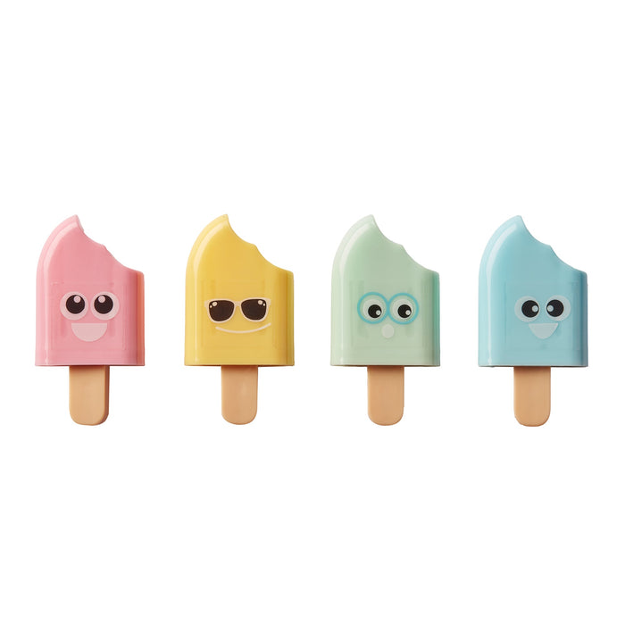 Set Of Four Ice Lolly Highlighters