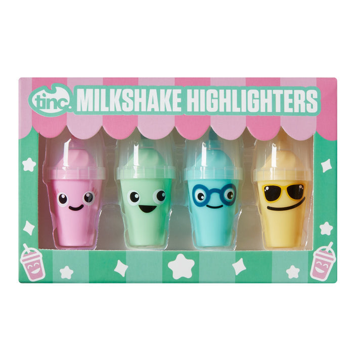 Set Of Four Milkshake Highlighters