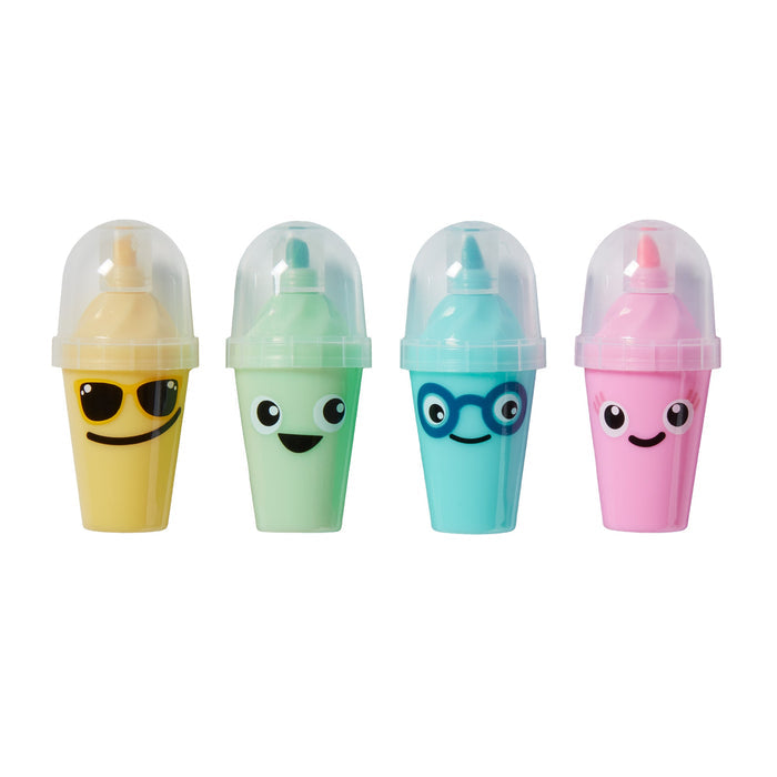Set Of Four Milkshake Highlighters