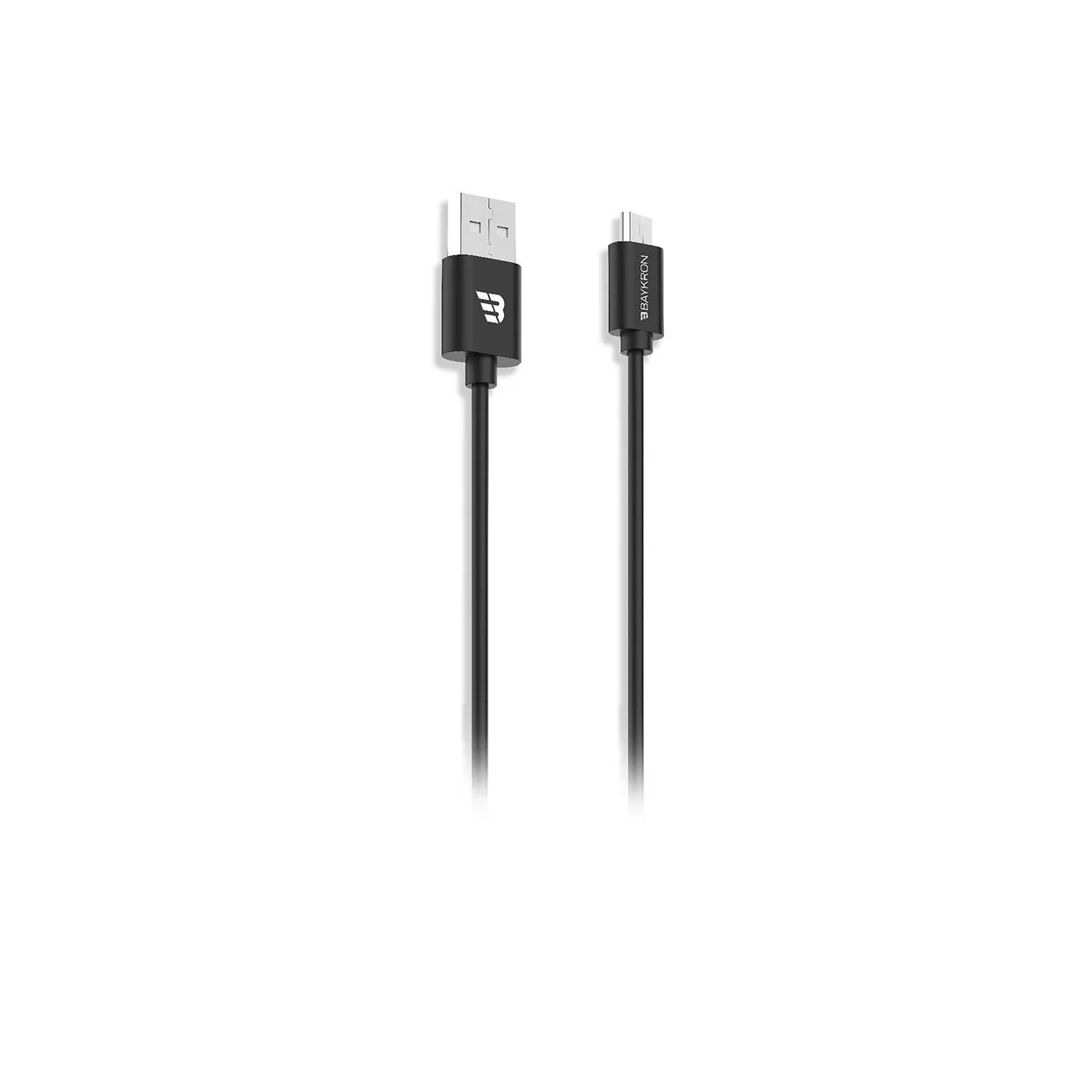 كابل USB-A إلى مايكرو USB، 2 أمبير، 1.2 متر، TPU - أسود