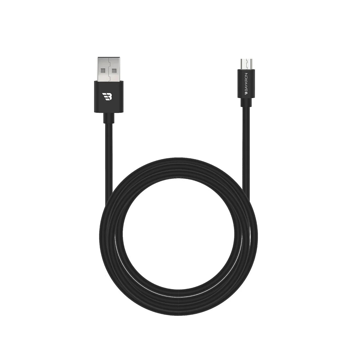 كابل USB-A إلى مايكرو USB، 2 أمبير، 1.2 متر، TPU - أسود