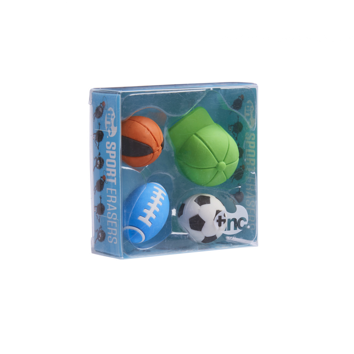 Tinc Set of 4 sport eraser collection