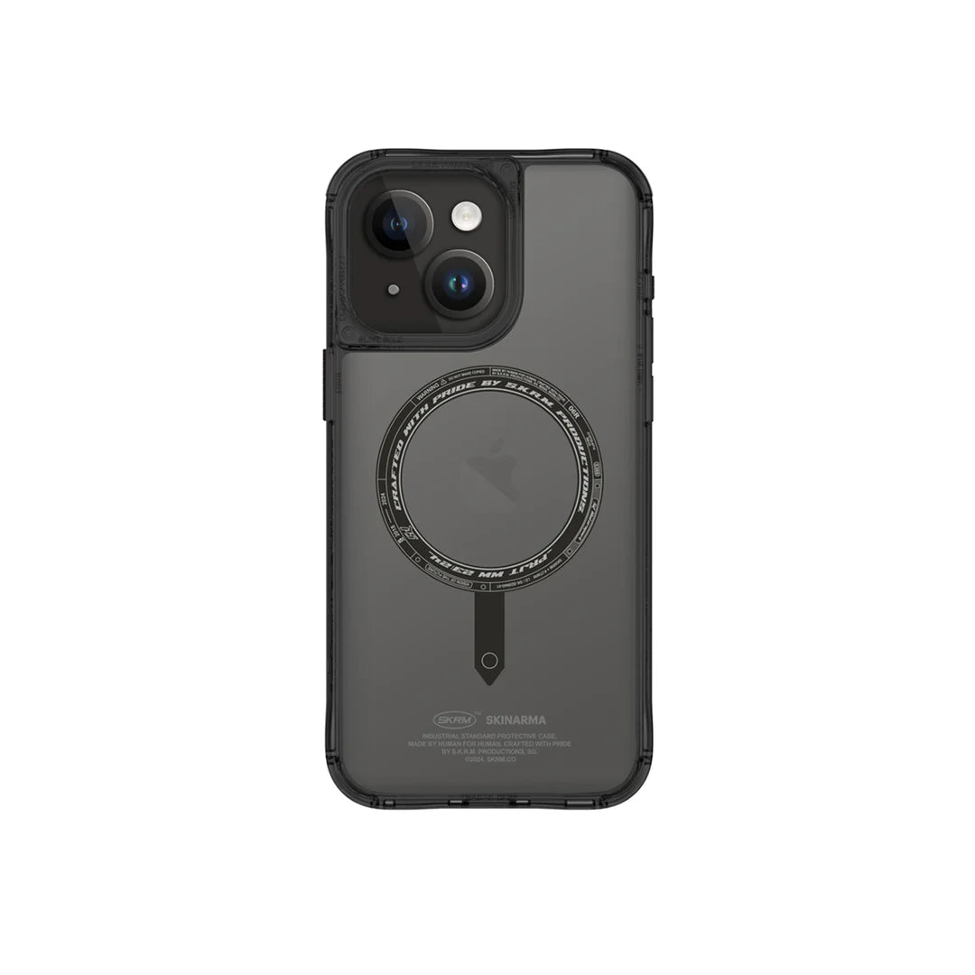 Skinarma iPhone 15 Saido Mag-Charge Case Black