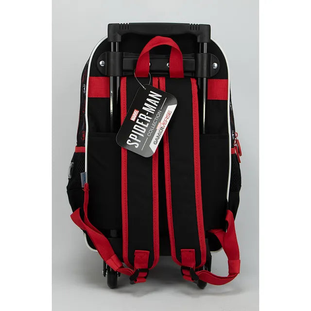 Marvel Spider Man 16" Trolley Backpack, 3 Compartments, 2 SP