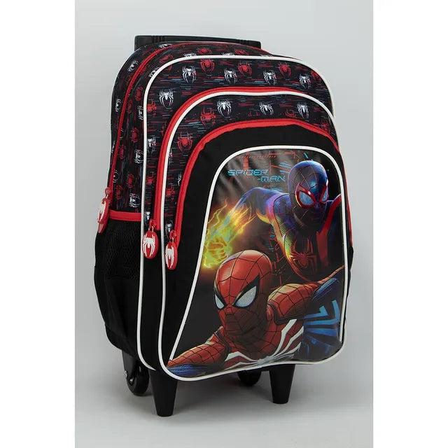 Marvel Spider Man 16" Trolley Backpack, 3 Compartments, 2 SP