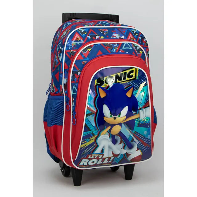 Sonic 16" Trolley Backpack ,3 Compartments & 2 Side Pockets