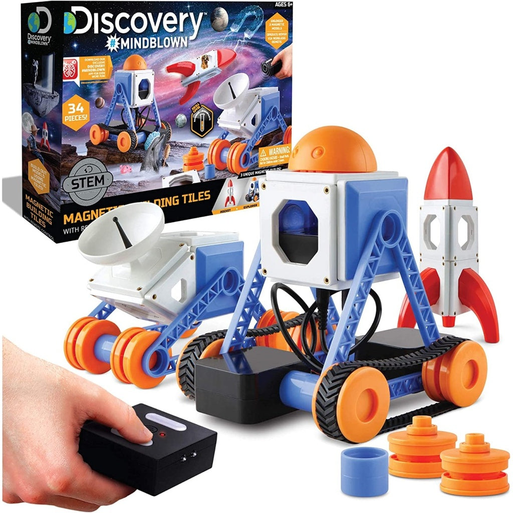 Discovery - Toy Magnetic Tiles With Remote Control