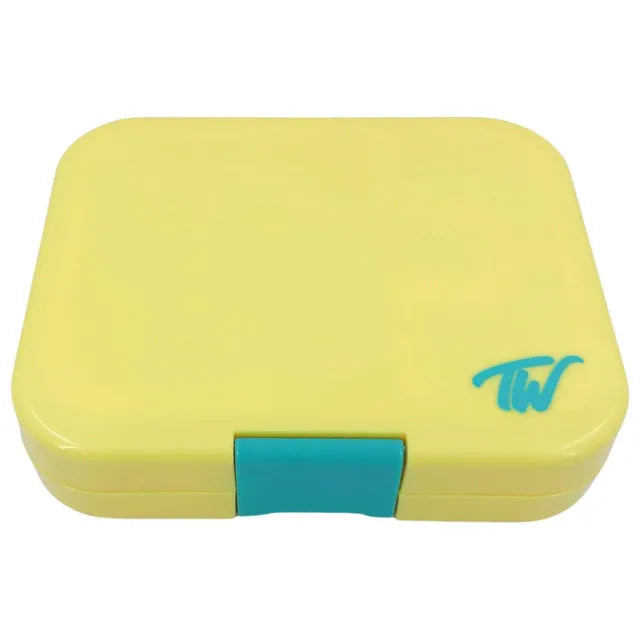 TW Bento Box Yellow 4 Compartments