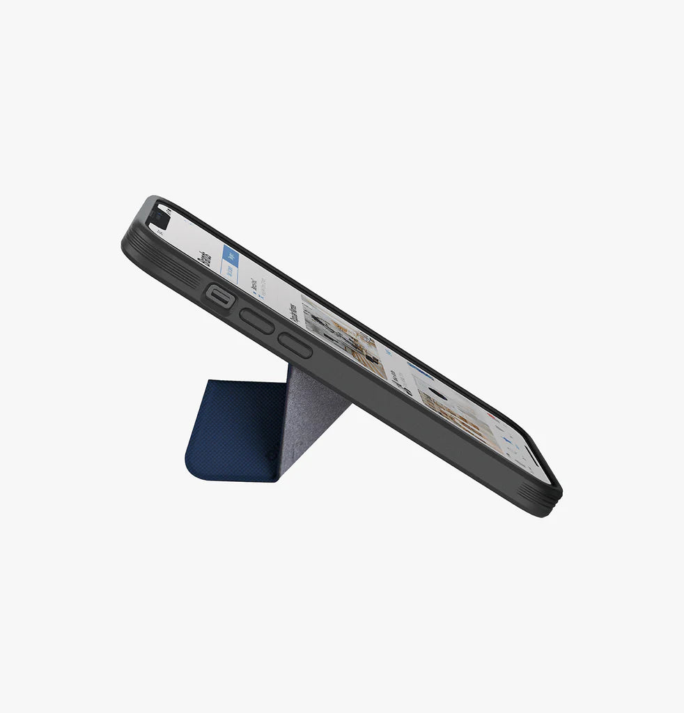 Uniq Hybrid iPhone 14 Pro Max Magclick Charging Transforma Electric Blue Case