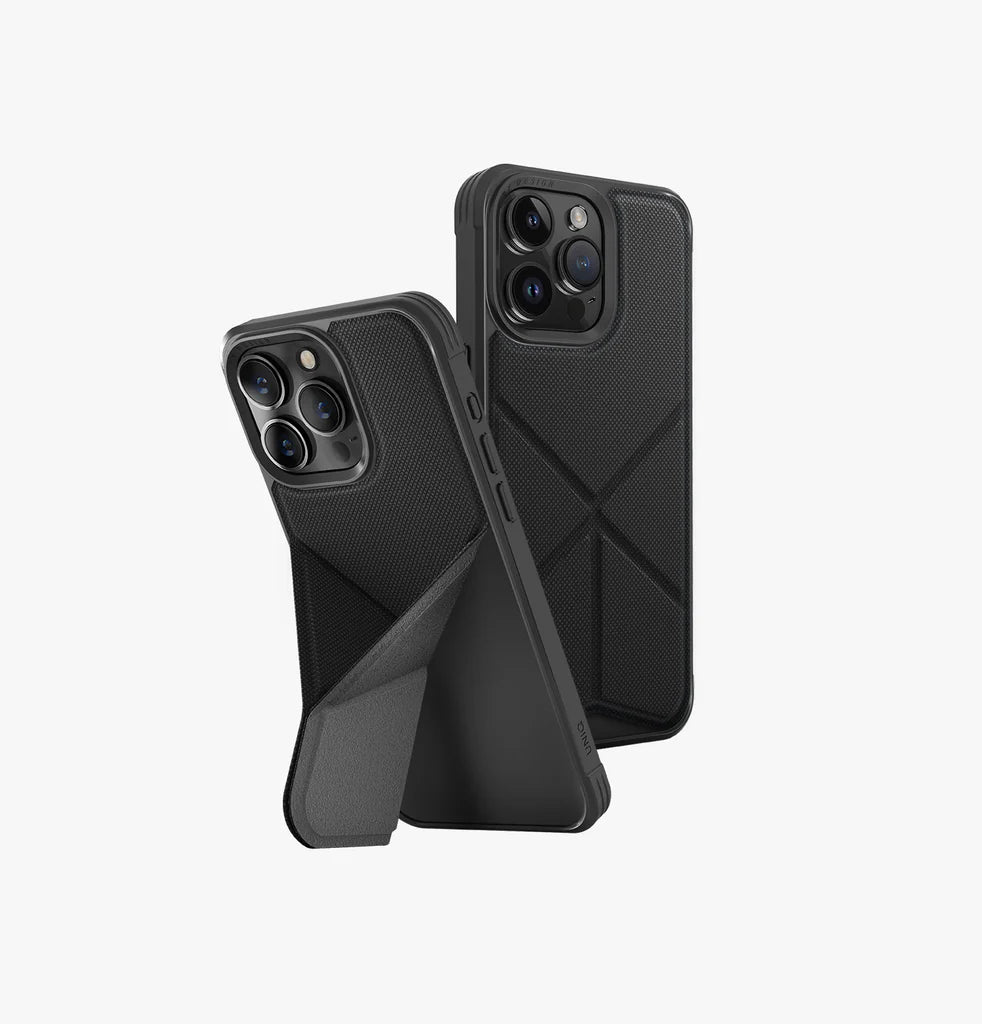 UNIQ HYBRID IPHONE PRO 2023 6.1 MAGCLICK CHARGING TRANSFORMA - EBONY BLACK
