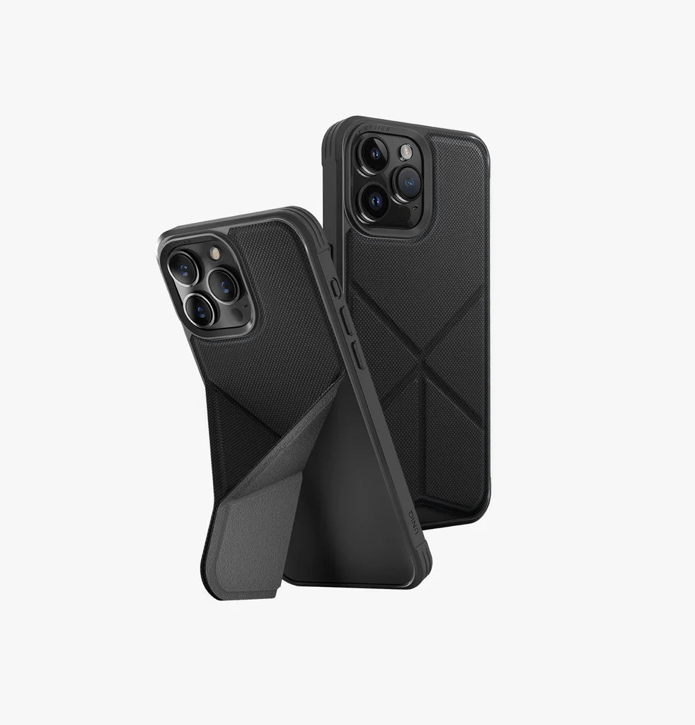 UNIQ HYBRID IPHONE PRO 2023 6.7 MAGCLICK CHARGING TRANSFORMA - EBONY BLACK