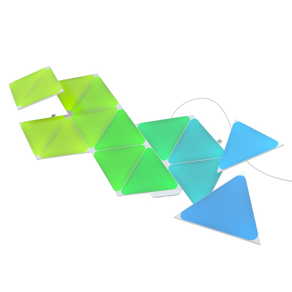 Nanoleaf Shapes Triangles 15 Panels Starter Kit White