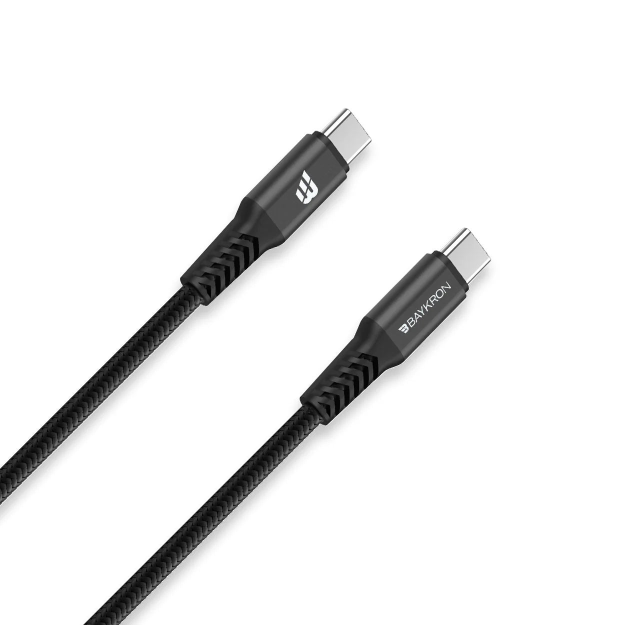 Baykron Cable Type C to Type C 1.2 M 3A Black