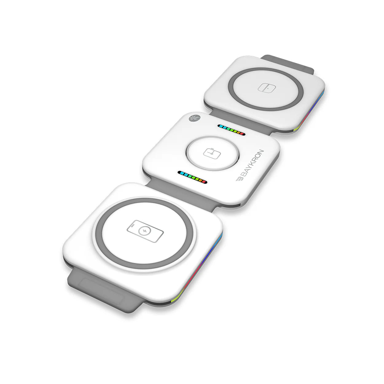 Baykron Foldable wireless charger White color
