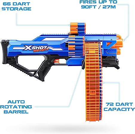 X-Shot Insanity-Mad Mega Barrel,Open Box