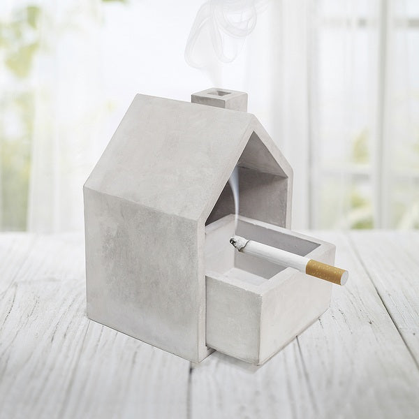 Balvi Ashtray Home Gray Concrete