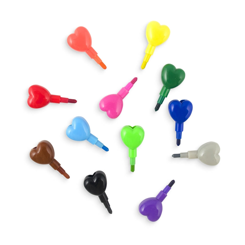 Ooly Heart To Heart Stacking Crayons