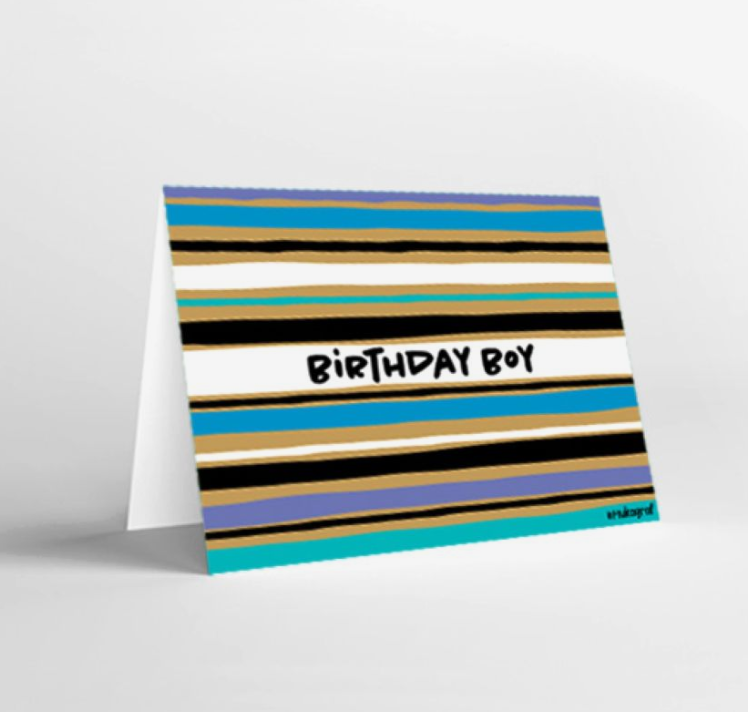 Mukagraf Birthday Boy Mini Greeting Cards
