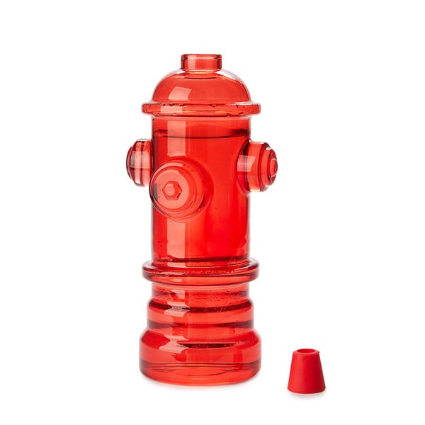 Balvi Bottle Hydrant 1.2 L Red Glass