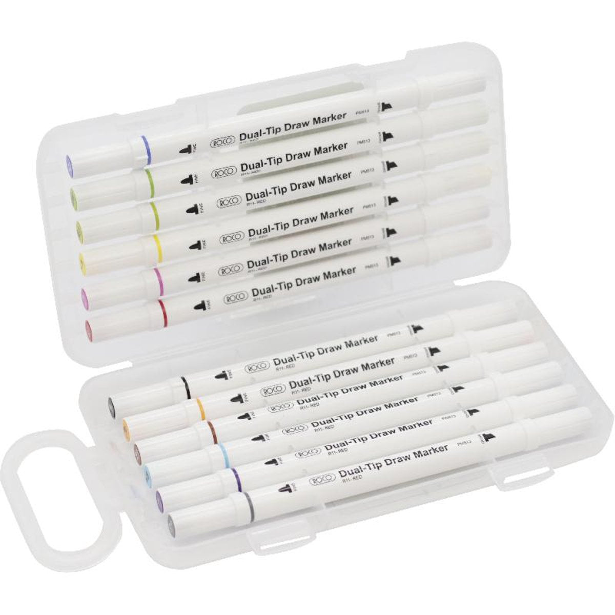 Roco Draw Marker 12 Graphic Art Marker Assorted